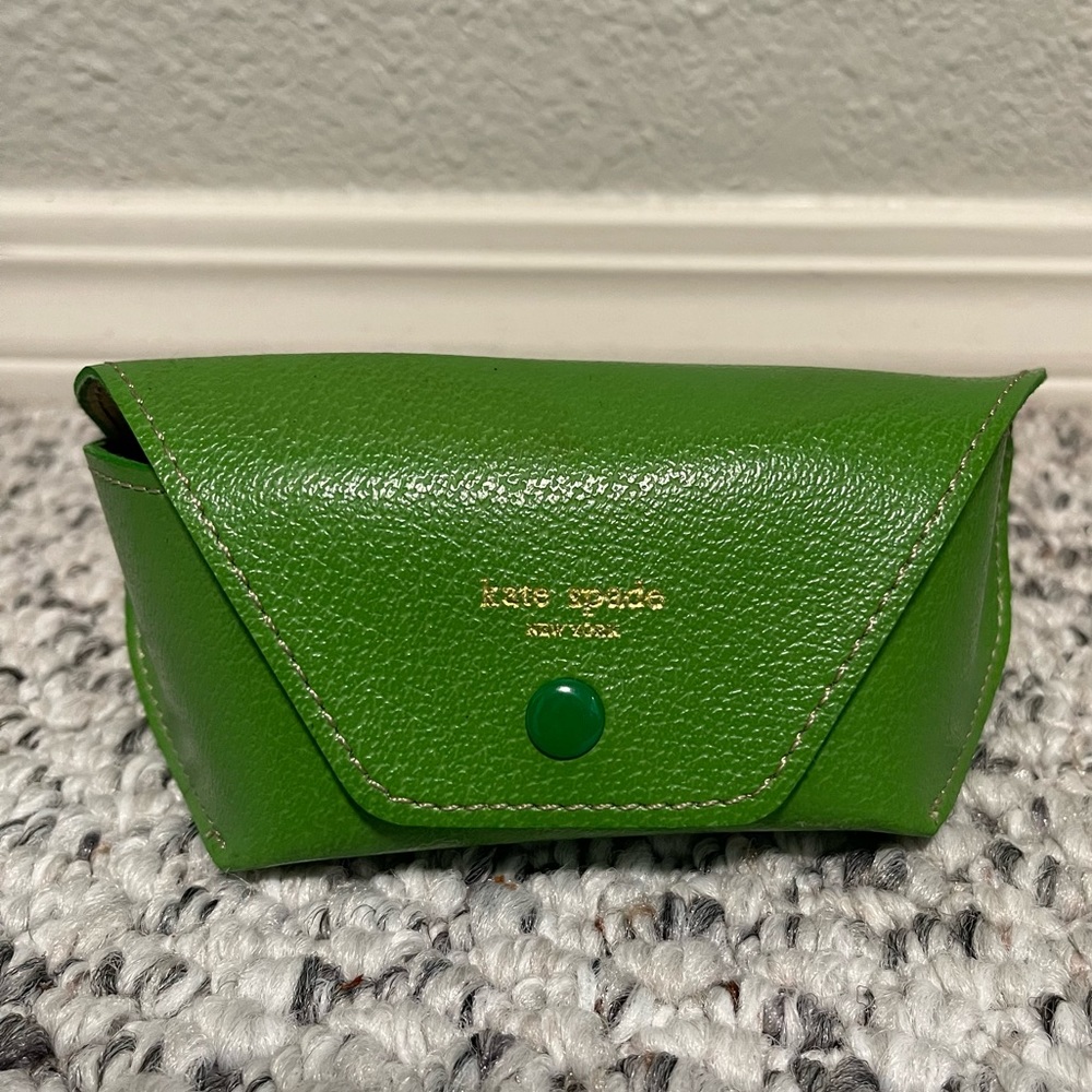 Kate Spade Vibrant Green Sunglasses Case